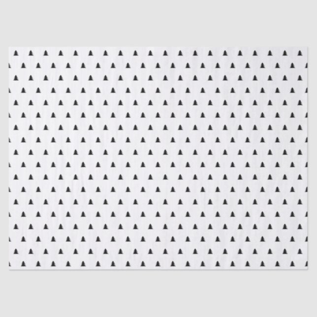 Papel De Seda Pinheira-pinheira escandinava Natal (Frente )