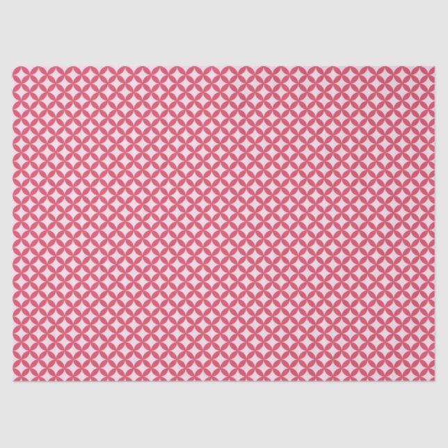 Papel De Seda Pink, abstract circles (Frente )