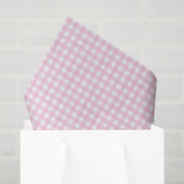 Papel De Seda Pink and White Gingham