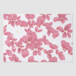 Papel De Seda Pink Blossom print Valentine's Tissue Paper
