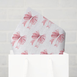 Papel De Seda Pink Bow 