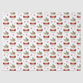 Papel De Seda Pink Christmas Ornament