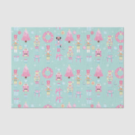 Papel De Seda Pink e Noz Verdes de Natal