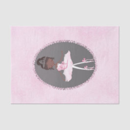 Papel De Seda Pink & Grey Couture Festa de Aniversário Dark Ball