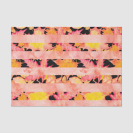 PAPEL DE SEDA PINK LARANJA AMARELO AUTUMN QUEDA FOLHAS