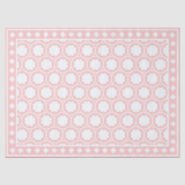 Papel De Seda Pink Modern Bone Inlay Decoupage Paper