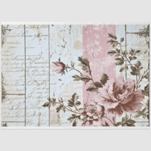 Papel De Seda Pink Paris Pattern