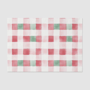 Papel De Seda Pink Red Green Retro Patterno Natal