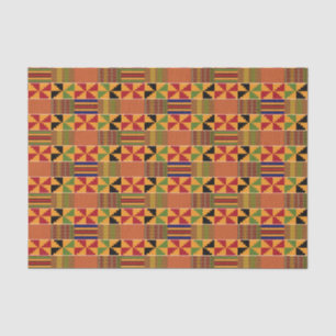 Papel De Seda Pino Africano Tradicional Kente K70