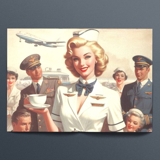 Papel De Seda Pino do comissário de vintage (Criador carregado)