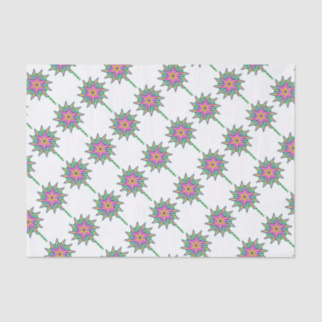 Papel De Seda Pino Rosa (Frente )