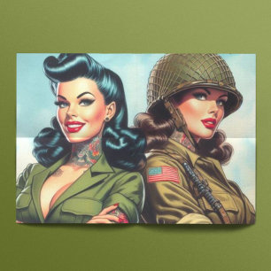 Papel De Seda Pinos do Vintage Soldier