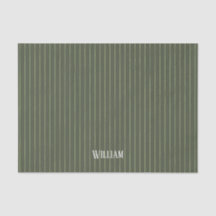 Pinstripes verde-oliva