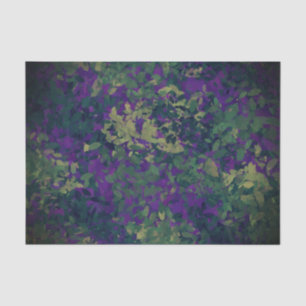 Papel De Seda Pintados Mãos De Florais De Jardim Roxo Elegante