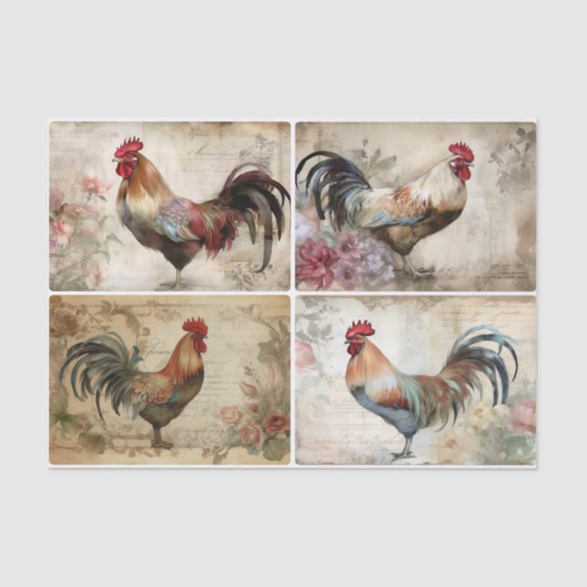 Papel De Seda Pintinho, Pintinho, Galinha (Frente )