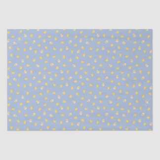 Papel De Seda Pintinhos Ditsy (Azul Chambray) - Padrão de Aves C