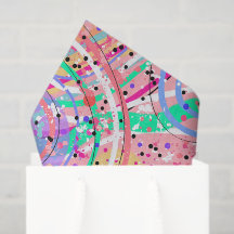 Pintura Abstrata: Arcos Pastel