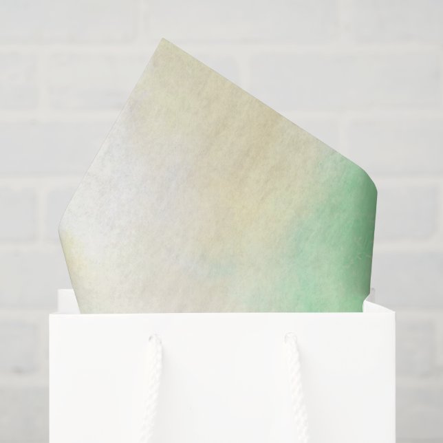 Papel De Seda Pintura abstrata em pastel suave  (Sacola de presentes)