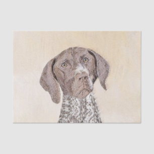 Papel De Seda Pintura Alemã de Ponta Curta - Arte Canina