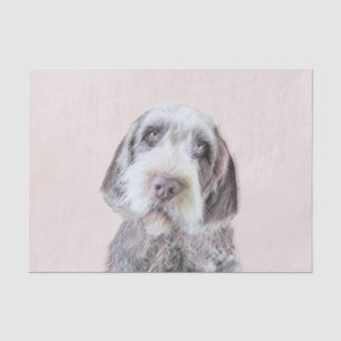 Papel De Seda Pintura apontar Griffon Wirehaired - arte do cão