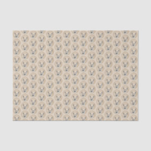 Papel De Seda Pintura Chinook (Orelhas) - Arte Original para Cã