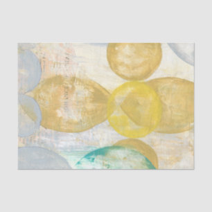 Papel De Seda Pintura de Abstrato moderna em Newsprint