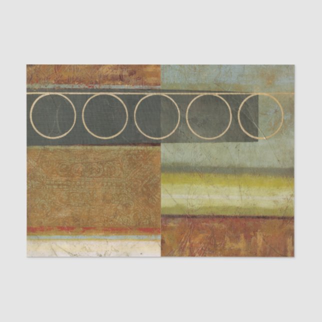 Papel De Seda Pintura de Abstrato multitexturizada pelo Vision S (Frente )