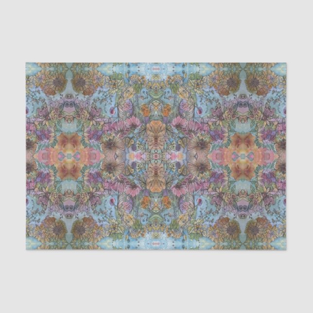 Papel De Seda Pintura de Aquarela na moda (Frente )