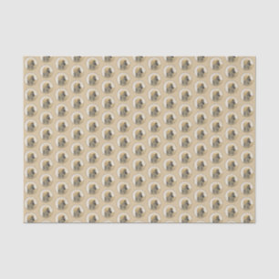 Papel De Seda Pintura de Cachorro Afegão - Arte de Cachorro Orig
