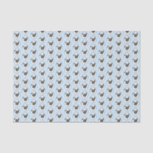 Papel De Seda Pintura de Cachorro - Arte de Cachorro Original Bo