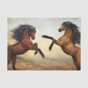 Papel De Seda Pintura de cavalos