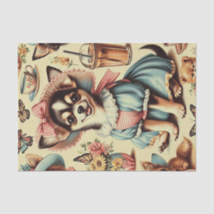 Papel De Seda Pintura de Chihuahua Puppy