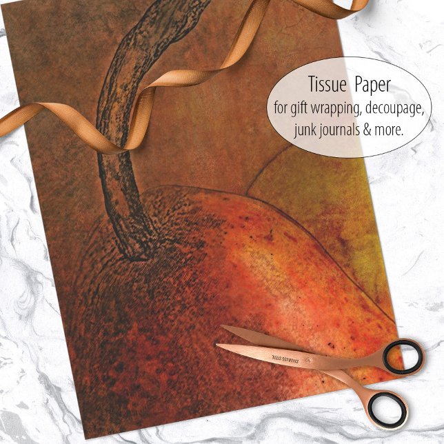 Papel De Seda Pintura de Fruta de Peixes Solitários (Criador carregado)