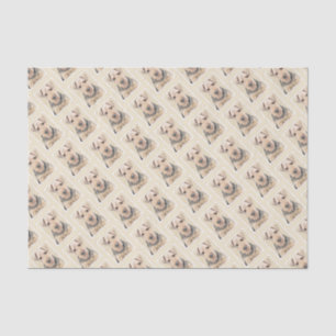 Papel De Seda Pintura de galês Terrier - arte original bonito d