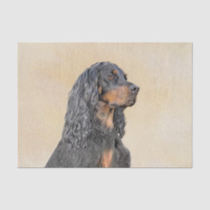 Papel De Seda Pintura de Gordon Setter - Arte de Cachorro Origin