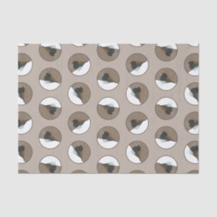Papel De Seda Pintura de inverno Junco de Olhos Escuros - Arte d