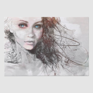 Papel De Seda Pintura de Mulheres Bonitas