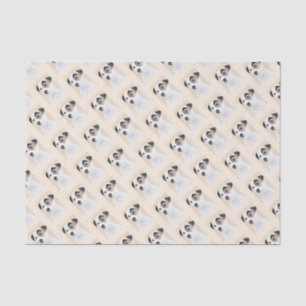 Papel De Seda Pintura de Parson Jack Russell Terrier - Arte Cani