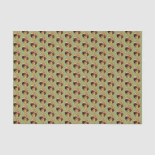 Papel De Seda Pintura em Cubo e Mãe do Urso Grizzly - Arte da V