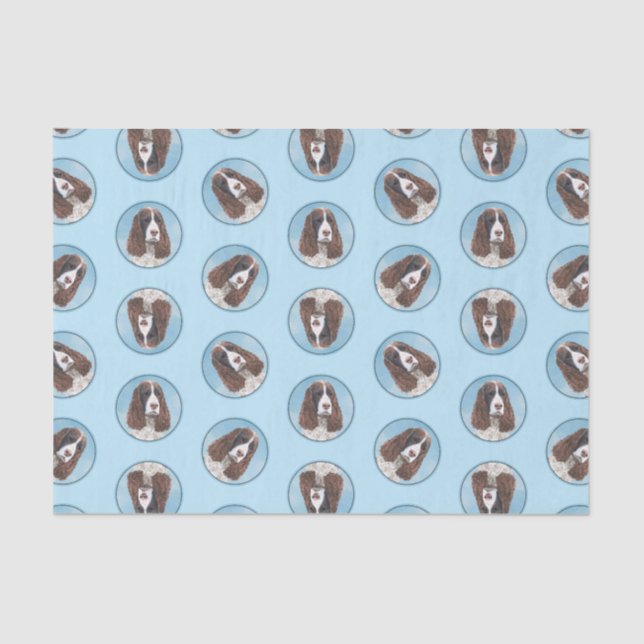 Papel De Seda Pintura em espanhol em inglês (Frente )