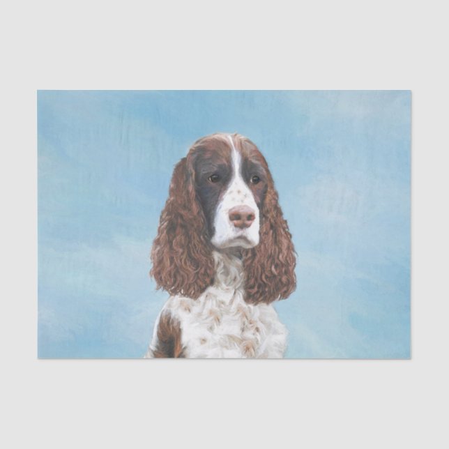 Papel De Seda Pintura em espanhol em inglês (Frente )