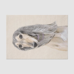 Papel De Seda Pintura em Saluki (Fawn) - Arte de Cachorro Origin