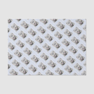 Papel De Seda Pintura em Wolfhound Irlandês - Arte Cão Origina
