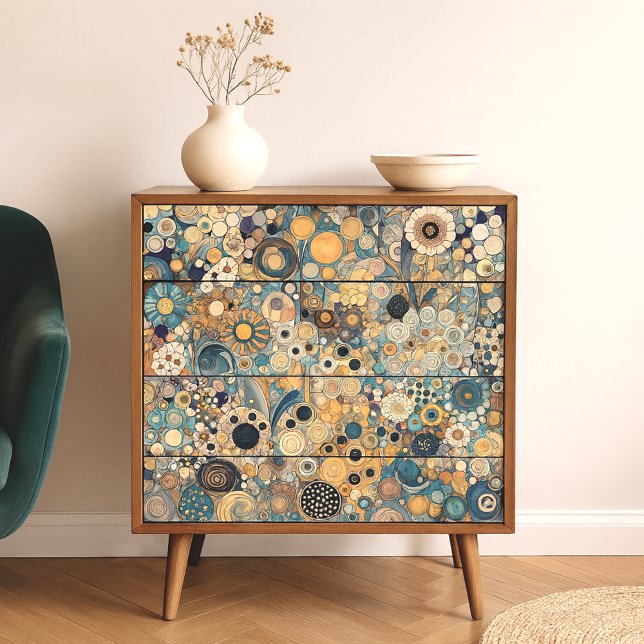 Papel De Seda Pintura Floral com Estilo de Arte Antiquada (Criador carregado)