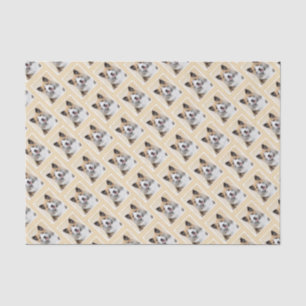 Papel De Seda Pintura Islandesa De Sheepdog - Arte Original De C