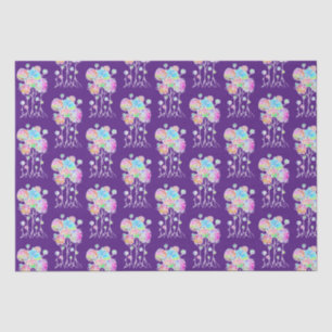 Papel De Seda Pintura Mão - Abstrato Tree Group 4