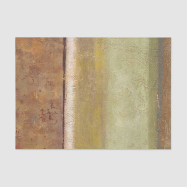 Papel De Seda Pintura moderna na Terra Tones por Norman Wyatt (Frente )