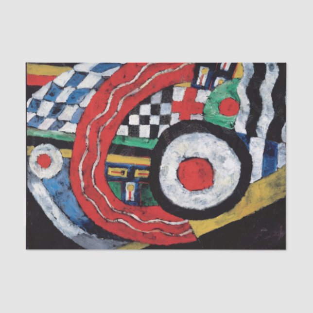 Papel De Seda Pintura n.o 46 de Marsden Hartley (Frente )