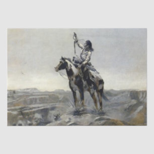 Papel De Seda Pintura Ocidental “Guerra” de Charles M Russell