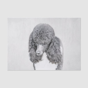 Papel De Seda Pintura Preta Padrão - Arte Canina